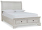 Cama tipo trineo Robbinsdale con almacenamiento