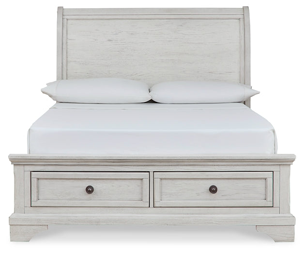 Cama tipo trineo Robbinsdale con almacenamiento