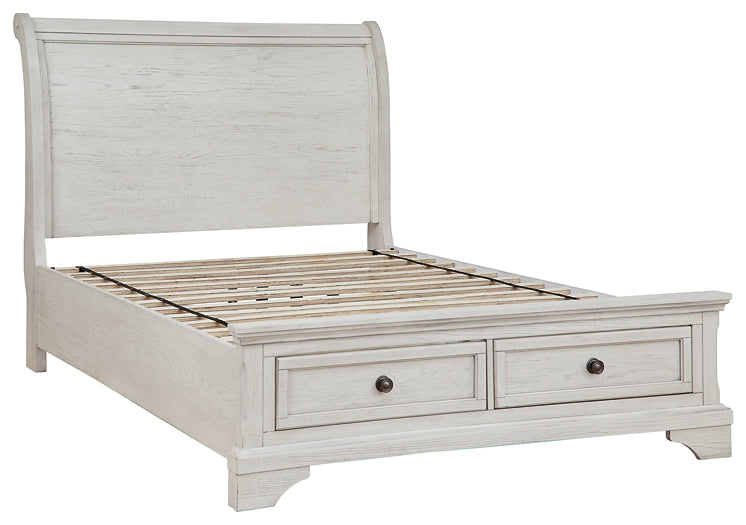 Cama tipo trineo Robbinsdale con almacenamiento