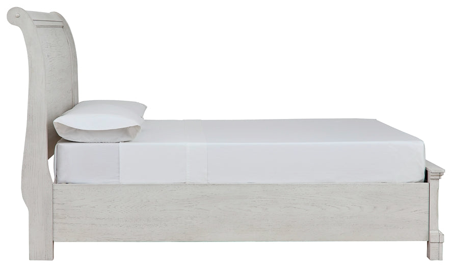 Cama tipo trineo Robbinsdale con almacenamiento