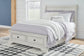 Cama tipo trineo Robbinsdale con almacenamiento
