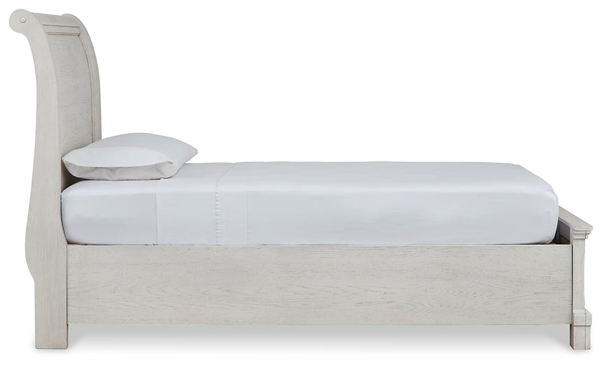 Cama tipo trineo Robbinsdale con almacenamiento