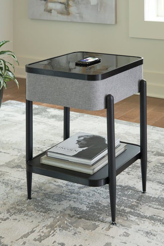 Mesa auxiliar Jorvalee con altavoz