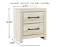 Cambeck  Panel Bed With Mirrored Dresser, Chest And Nightstand