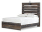 Cama con paneles Drystan, cómoda con espejo y arcón