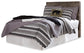Derekson  Panel Headboard With Mirrored Dresser And Chest