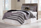 Derekson  Panel Headboard With Mirrored Dresser, Chest And Nightstand