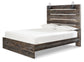 Cama con paneles Drystan, cómoda con espejo y arcón