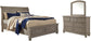 Cama estilo trineo California de Lettner con tocador con espejo