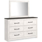 Gerridan  Panel Bed With Mirrored Dresser And Chest