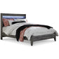 Cama con paneles Baystorm y tocador con espejo