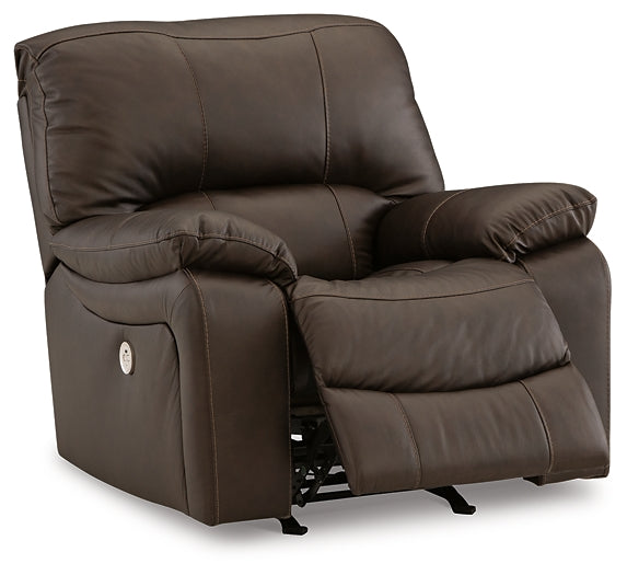 Sillón reclinable eléctrico mecedor Leesworth