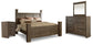 Cama con dosel Juararo con tocador con espejo y mesita de noche