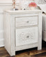 Paxberry  Panel Bed With Nightstand