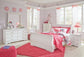 Anarasia  Sleigh Bed With Mirrored Dresser, Chest And 2 Nightstands