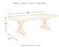 Mesa de comedor para exteriores Beachcroft con 2 sillas y 2 bancos