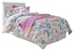 Anarasia  Sleigh Headboard With Mirrored Dresser And Chest
