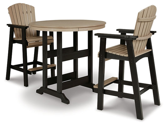 Mesa de bar para exteriores y dos taburetes Fairen Trail
