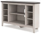 Mueble de TV esquinero/chimenea Dorrinson OPT