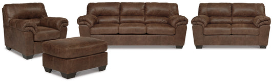 Sofá, loveseat, silla y otomana Bladen