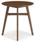 Mesa de mostrador redonda DRM Lyncott
