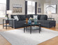 Seccional de 2 piezas con chaise longue Altari
