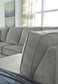 Sofá cama seccional de dos piezas con chaise longue Altari