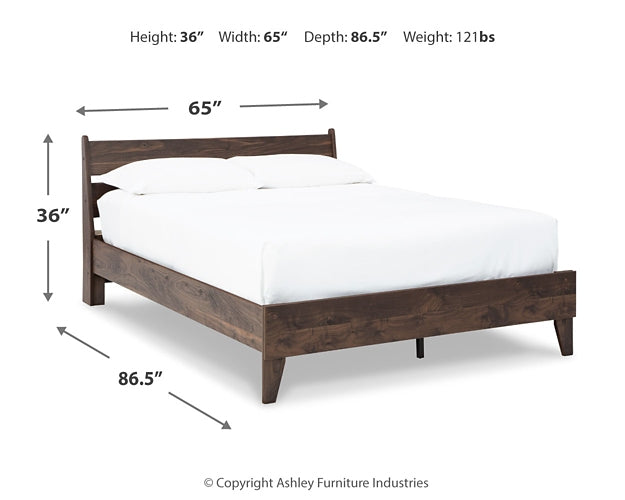 Cama de plataforma con paneles Calverson
