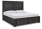 Cama Foyland con almacenamiento y tocador con espejo