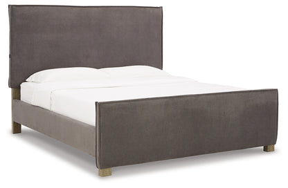 Cama tapizada con paneles Krystanza