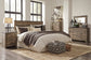 Trinell /California King Panel Headboard With Mirrored Dresser And Chest