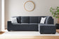 Seccional de 2 piezas con chaise longue Altari