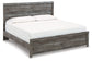 Cama Bronyan con paneles, cómoda con espejo y mesita de noche