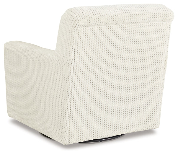 Sillón giratorio con acento deslizante Herstow