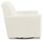 Sillón giratorio con acento deslizante Herstow