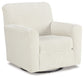 Sillón giratorio con acento deslizante Herstow