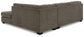 Seccional cama Mahoney de 2 piezas con chaise longue