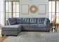 Seccional Marleton de 2 piezas con chaise longue