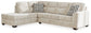 Seccional de 2 piezas Lonoke con chaise longue