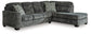 Seccional de 2 piezas Lonoke con chaise longue