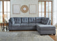 Seccional Marleton de 2 piezas con chaise longue