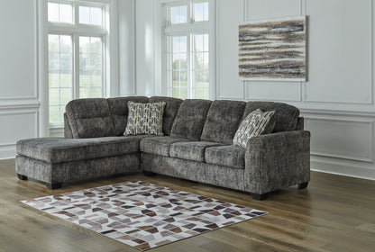 Seccional de 2 piezas Lonoke con chaise longue