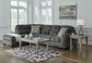 Seccional de 2 piezas Lonoke con chaise longue
