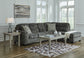 Seccional de 2 piezas Lonoke con chaise longue