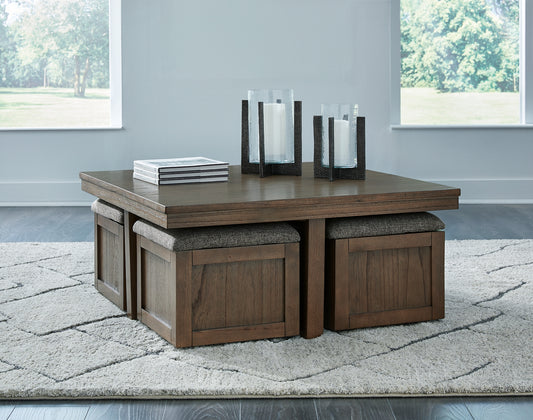 Mesa de cóctel Boardernest con 4 taburetes (5 unidades)