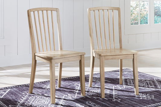 Silla auxiliar de comedor Gleanville (2 piezas)