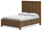 Cama con paneles Cabalynn y almacenamiento