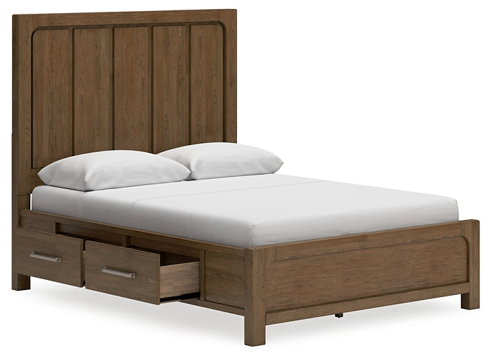 Cama con paneles Cabalynn y almacenamiento