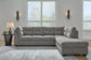 Seccional Marleton de 2 piezas con chaise longue
