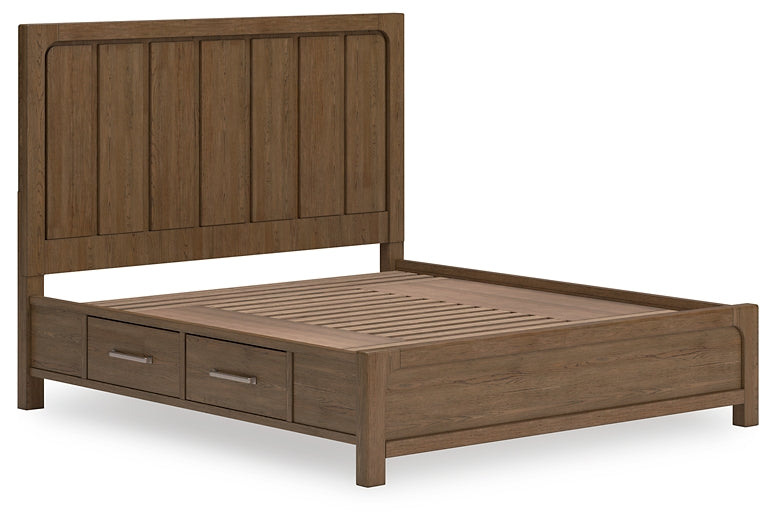 Cama con paneles Cabalynn y almacenamiento